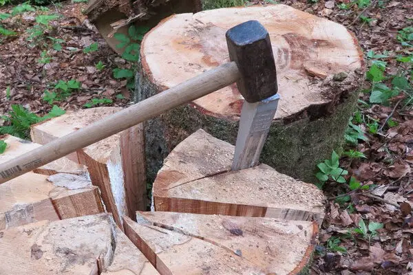 How To Split Wood With A Wedge